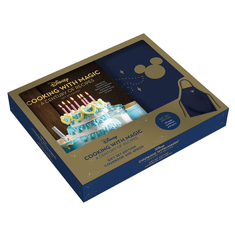 Disney Cooking with Magic: A Century of Recipes Gift Set - Official Disney Cookbook Collection for Family Baking & Disney-Themed Dinner Parties