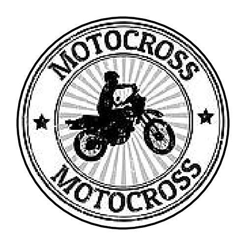 Durable Motocross & Dirt Bike Stickers - Waterproof Vinyl Decals for Helmets, Motorcycles & Gear - Customizable Labels & Tags for Racing Enthusiasts