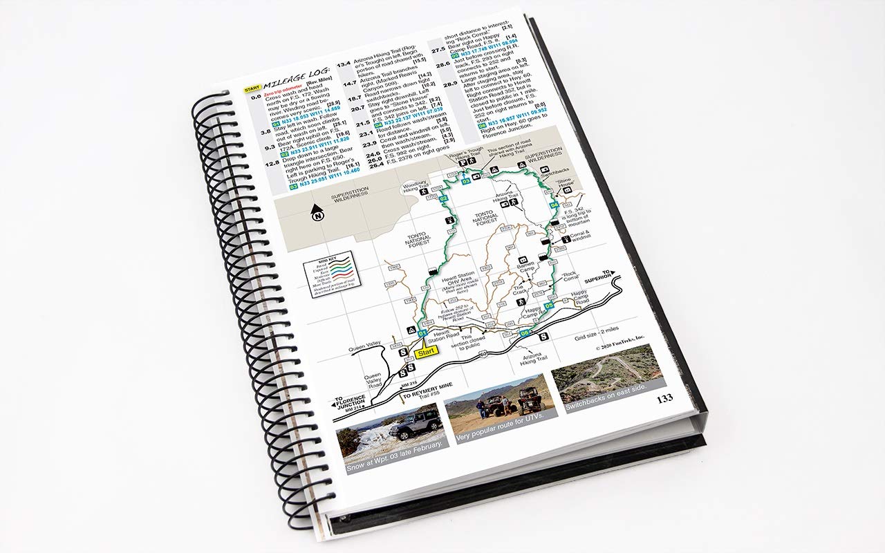 Arizona Backroads & 4WD Trails Guide Book - Ultimate Off-Road Adventure Map for Jeep, Truck & SUV Enthusiasts