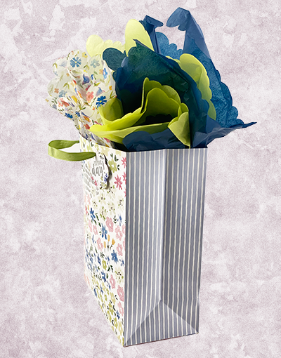 Adeline Elegant Floral Gift Bags for Birthdays, Weddings & Parties - Premium Decorative Present Bags for Special Occasions