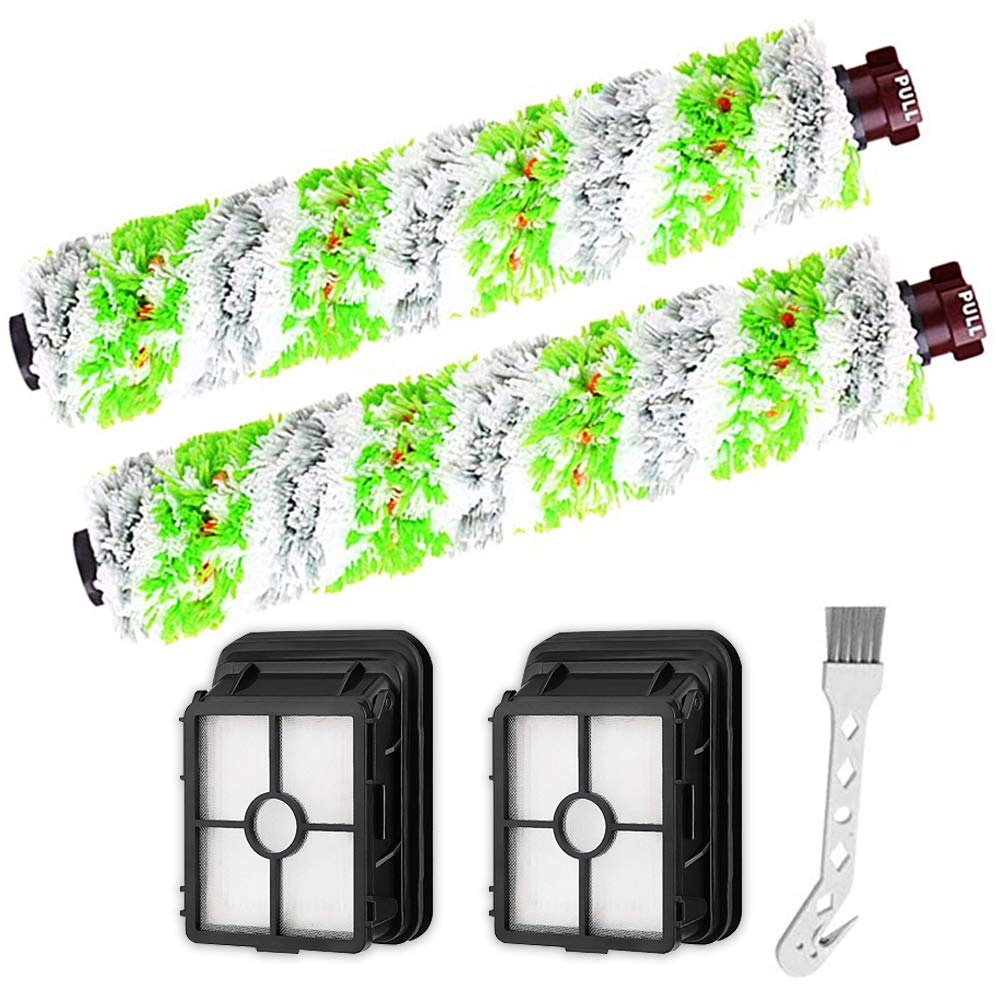 CrossWave Vacuum Cleaner Replacement Filter & Pet Brush Roll - Compatible with Part #1608683, 160-8683, 1608684 (5-Pack) - Perfect for Pet Hair Removal & Deep Cleaning Hard Floors