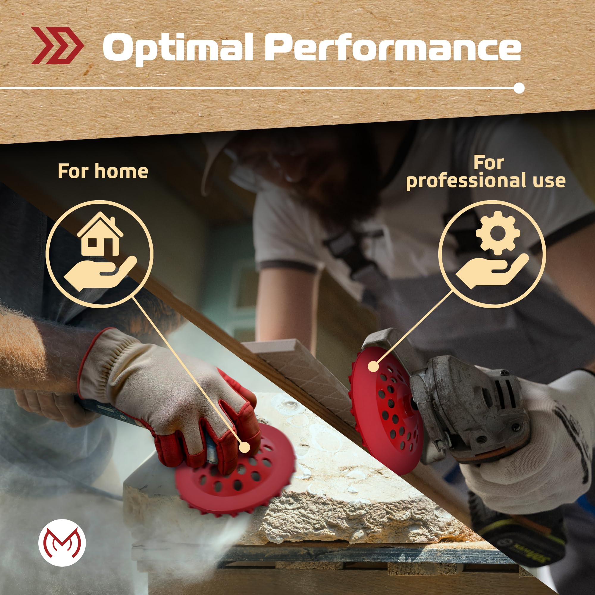 7 Inch Diamond Grinding Wheel for Angle Grinder - 24 Segment Concrete Grinding Cup Wheel | Turbo Row Design for Cement, Masonry & Concrete | Perfect for Surface Preparation, Renovation & Construction Projects