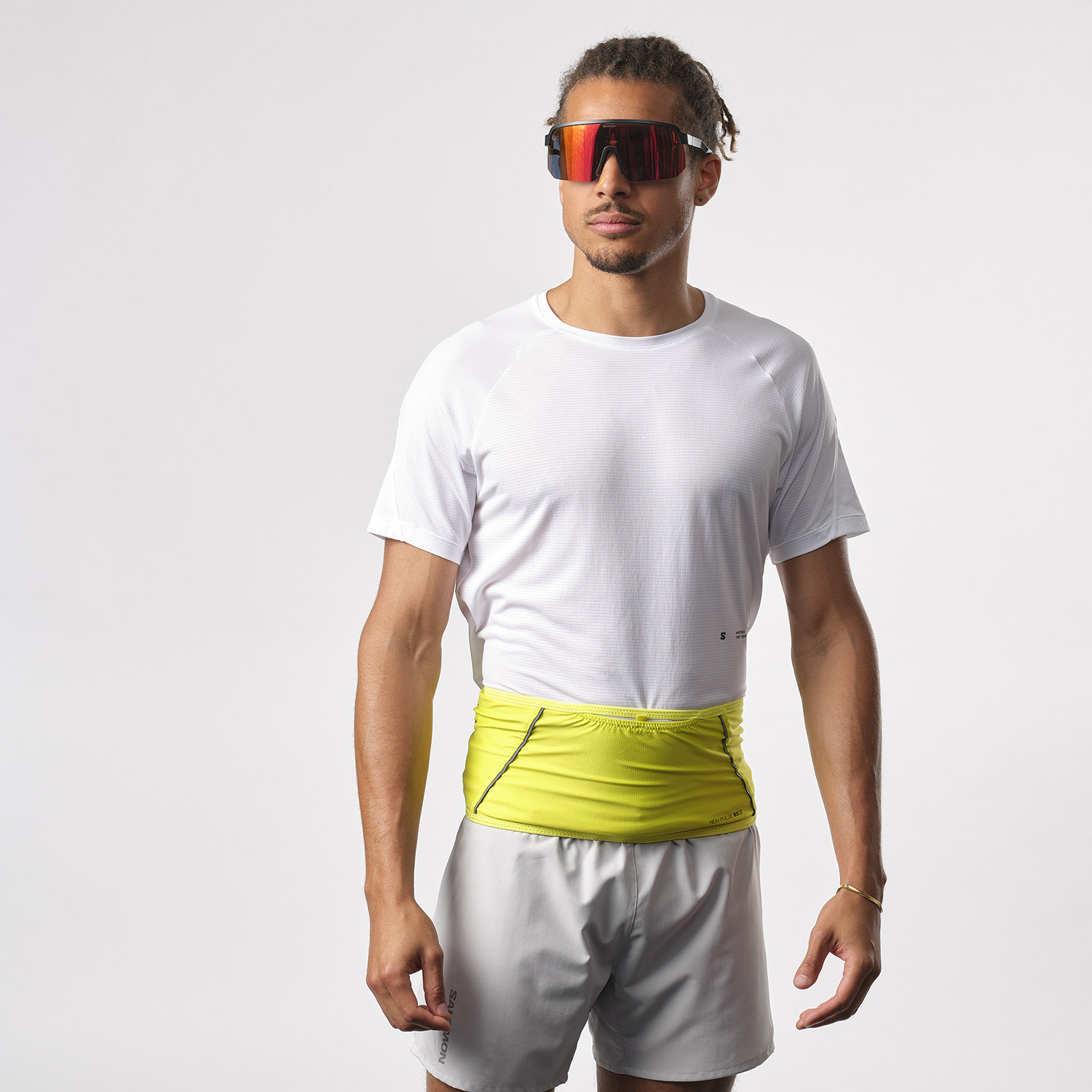 Salomon High Pulse Running Belt - Lightweight & Adjustable Waist Pack for Jogging, Hiking & Travel - Secure Storage for Phone, Keys & Essentials