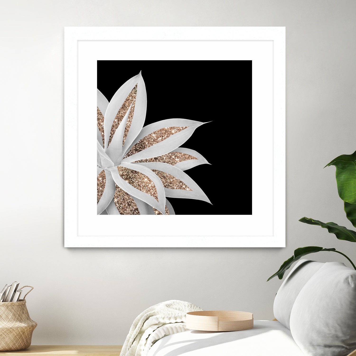 Agave Finesse Glitter Glam #6 - Tropical Themed Glitter for DIY Decor, Art Projects & Party Supplies | Perfect for Home Decor, Scrapbooking & Crafting