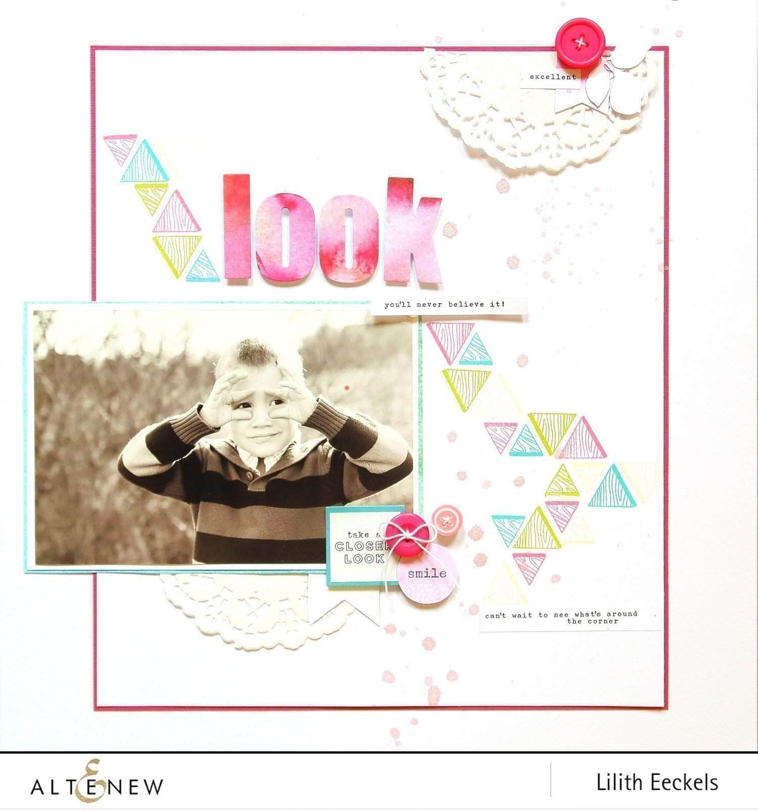 Bold Alphabet Die Set for DIY Scrapbooking, Card Making, and Paper Crafts - Uppercase & Lowercase Letters for Personalized Projects