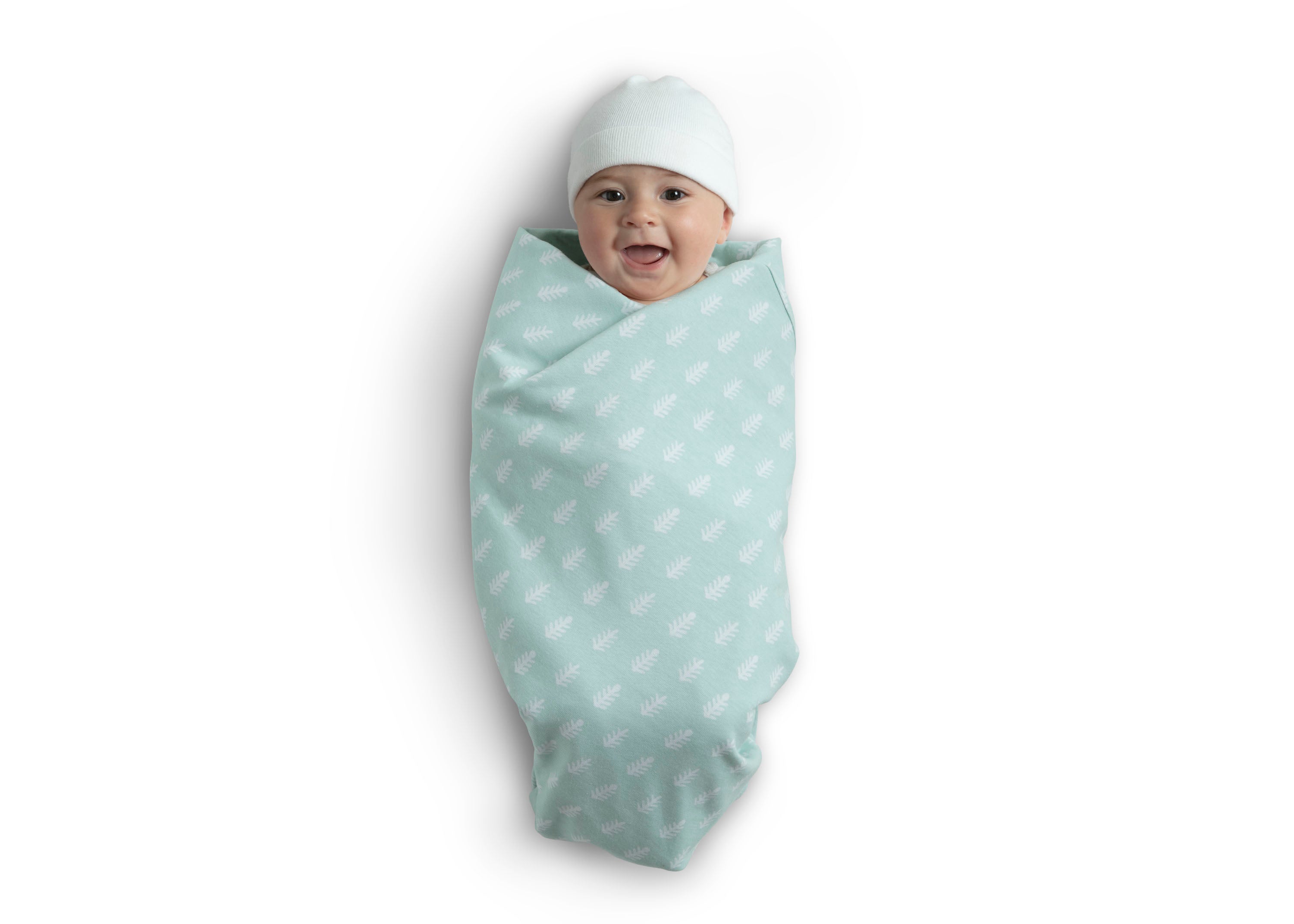 100% Organic Jersey Cotton Baby Receiving Blankets - Soft & Breathable Newborn Swaddle Blankets (2 Pack) - Perfect for Swaddling, Nursing & Stroller Use