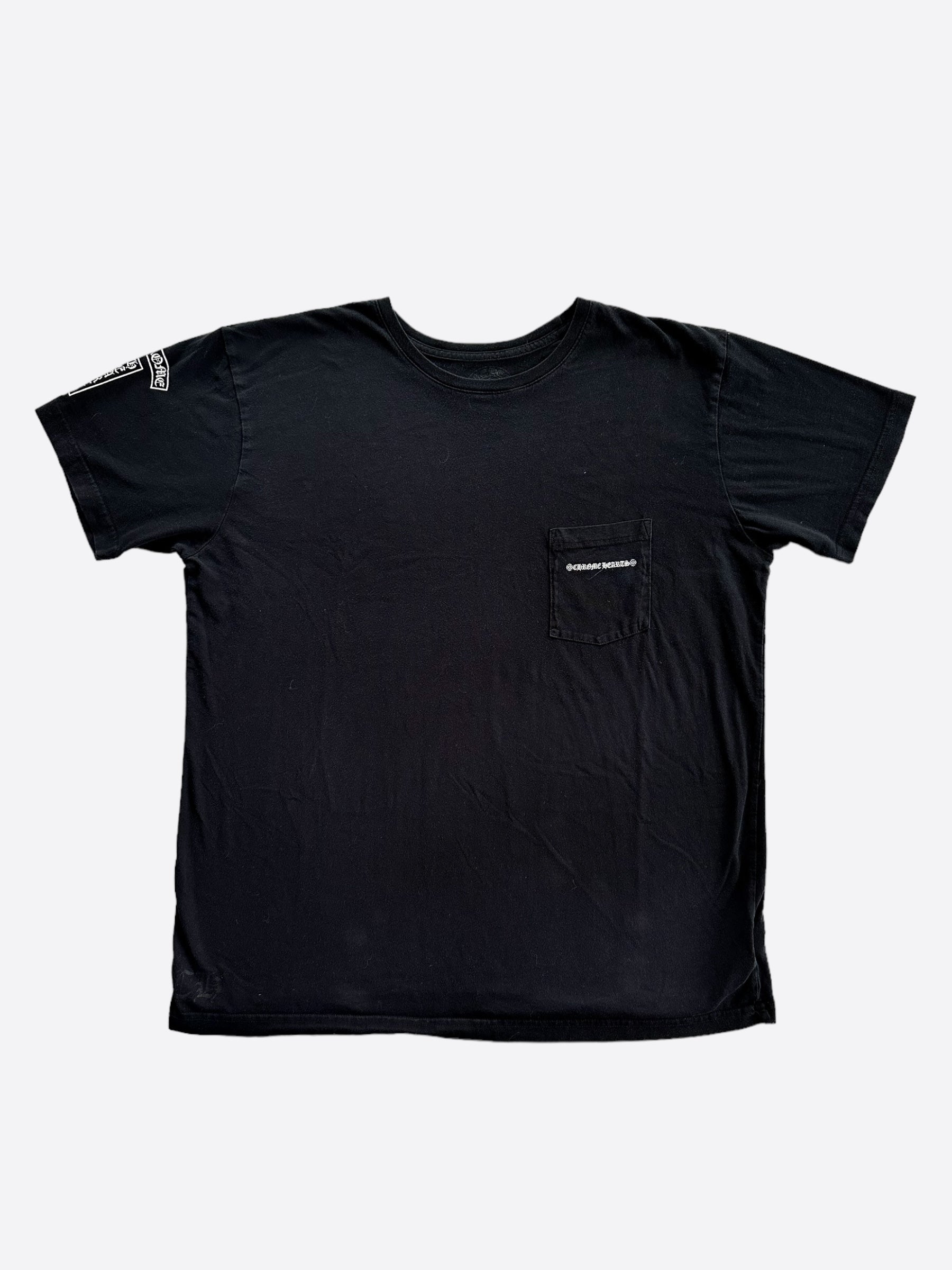Chrome Hearts Black & White F**K You Graphic T-Shirt - Edgy Streetwear for Men & Women - Perfect for Concerts, Parties & Bold Fashion Statements