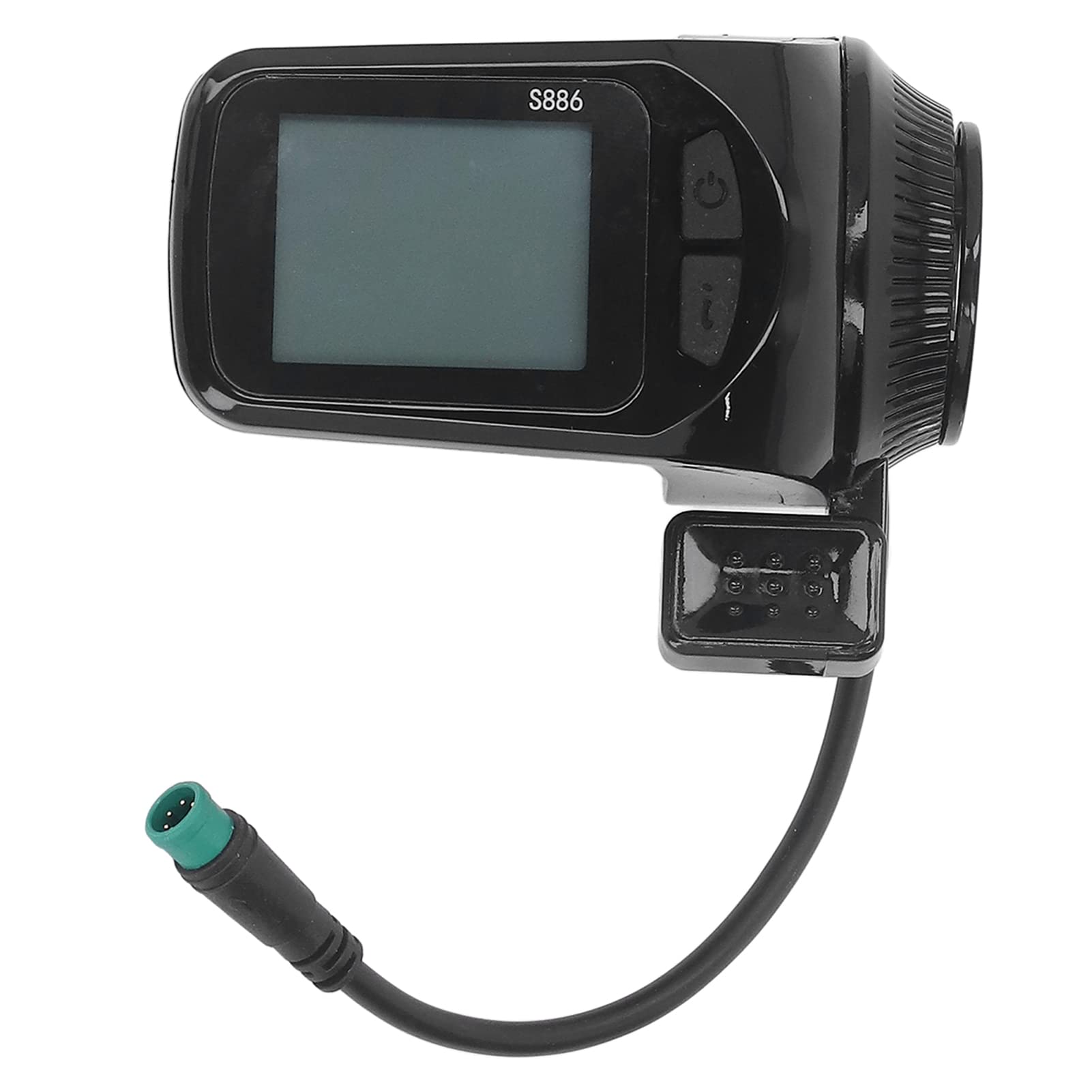 24V-60V Electric Bike LCD Display Panel - Waterproof Ebike Speedometer with Connector for Scooter & E-Bike Modification | Perfect for Commuting, Off-Road Adventures & Urban Riding