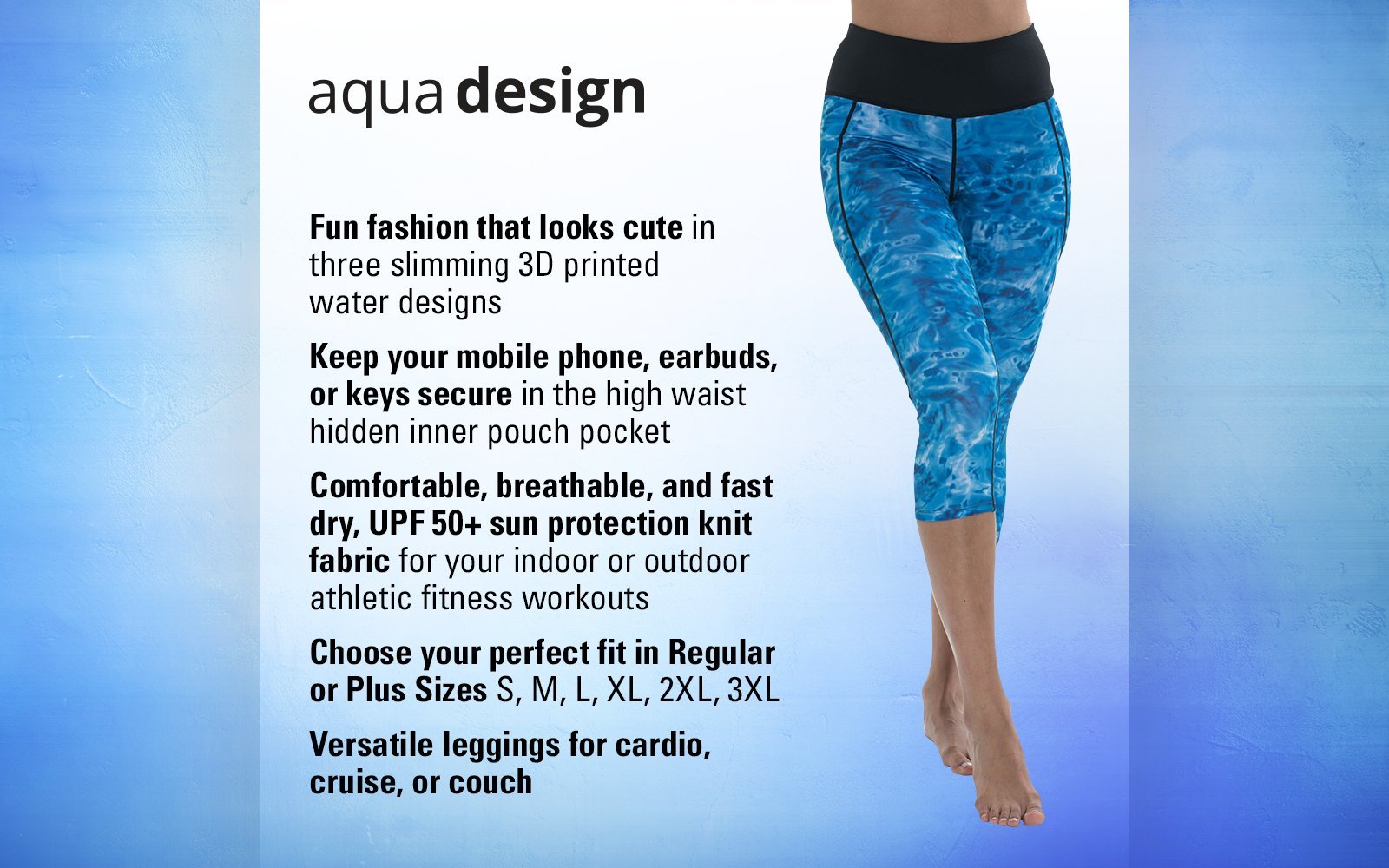 Women's High Waisted Capri Leggings - Stretchy Cropped Yoga Pants for Workouts, Running & Casual Wear