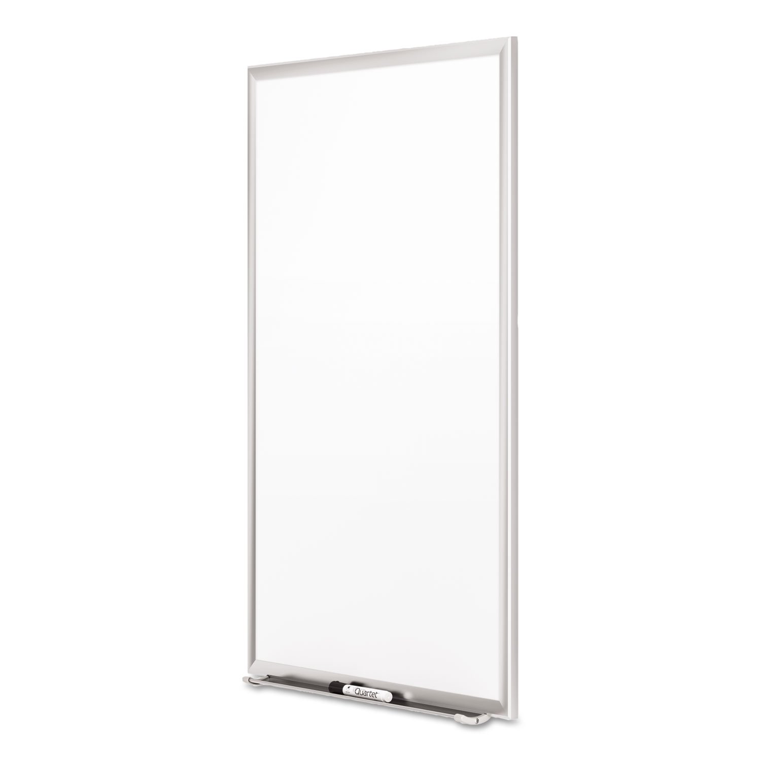 Quartet 2543 Porcelain Whiteboard 3ft x 2ft - Aluminum Frame White Surface Dry Erase Board for Office, Classroom & Home Use