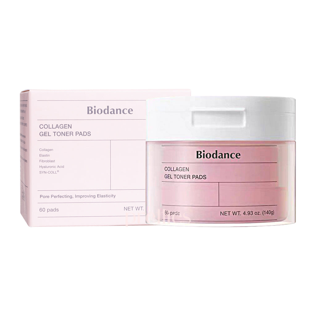 BIODANCE Collagen Gel Toner Pads - 60 Count | Hydrating & Brightening Facial Treatment for Glowing Skin | Perfect for Daily Skincare Routine & Travel
