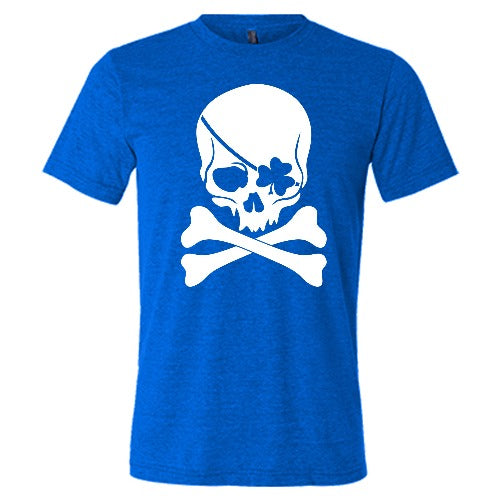 Shamrock Skull Graphic T-Shirt - Unisex Cotton Tee for St. Patrick's Day & Casual Wear | Irish Pride & Skull Lover Apparel