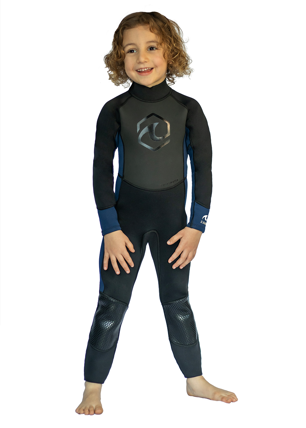 Swiftwater Youth 2.5mm Back Zip Steamer Wetsuit for Kids - Perfect for Surfing, Swimming & Water Sports