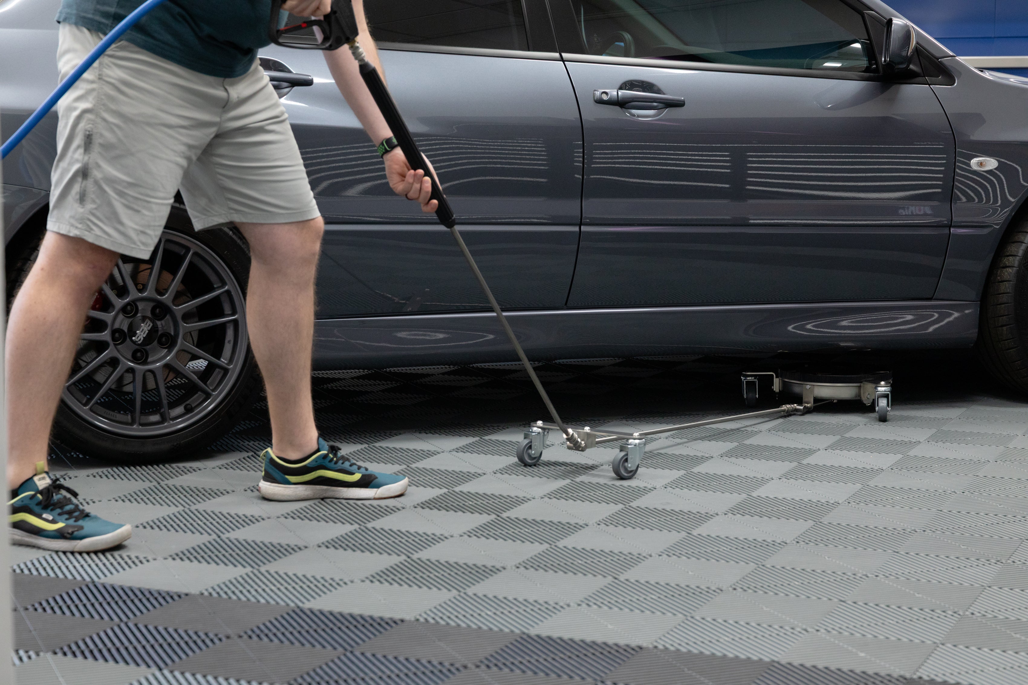 Mosmatic Undercarriage Cleaner Kit - Professional Car Wash & Detailing Equipment for Trucks, SUVs & Vehicles - Perfect for Auto Shops & Home Car Washing