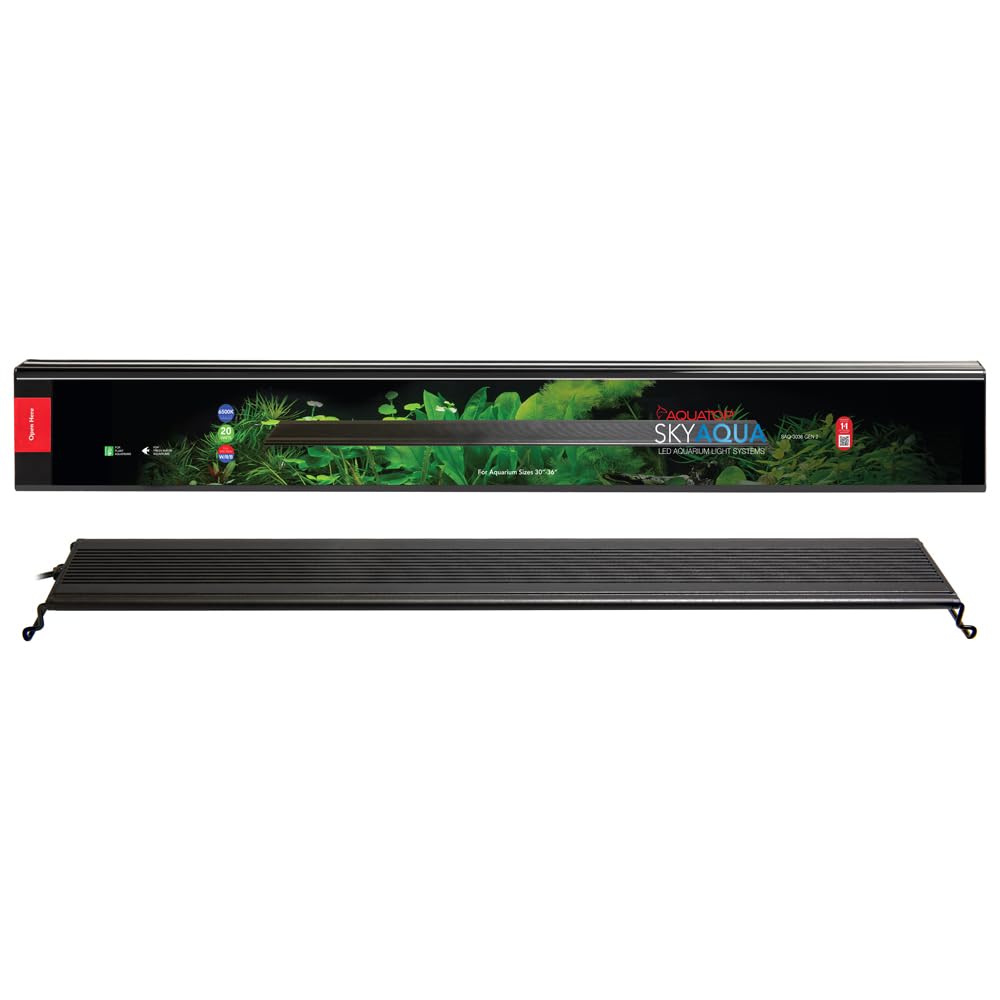 Aquatop SkyAqua LED Aquarium Light 6500K Full Spectrum – 30-36 Inch Fish Tank Light with 3-Position Switch, UL & CSA Certified, Natural Sunlight Simulation for Freshwater & Planted Aquariums – Perfect for Home, Office & Aquatic Stores