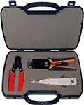 Premium Cable Termination Tool Kit - Professional Wire Stripping & Crimping Set for Electricians & DIY Projects - Ideal for Home, Office & Industrial Wiring Installations