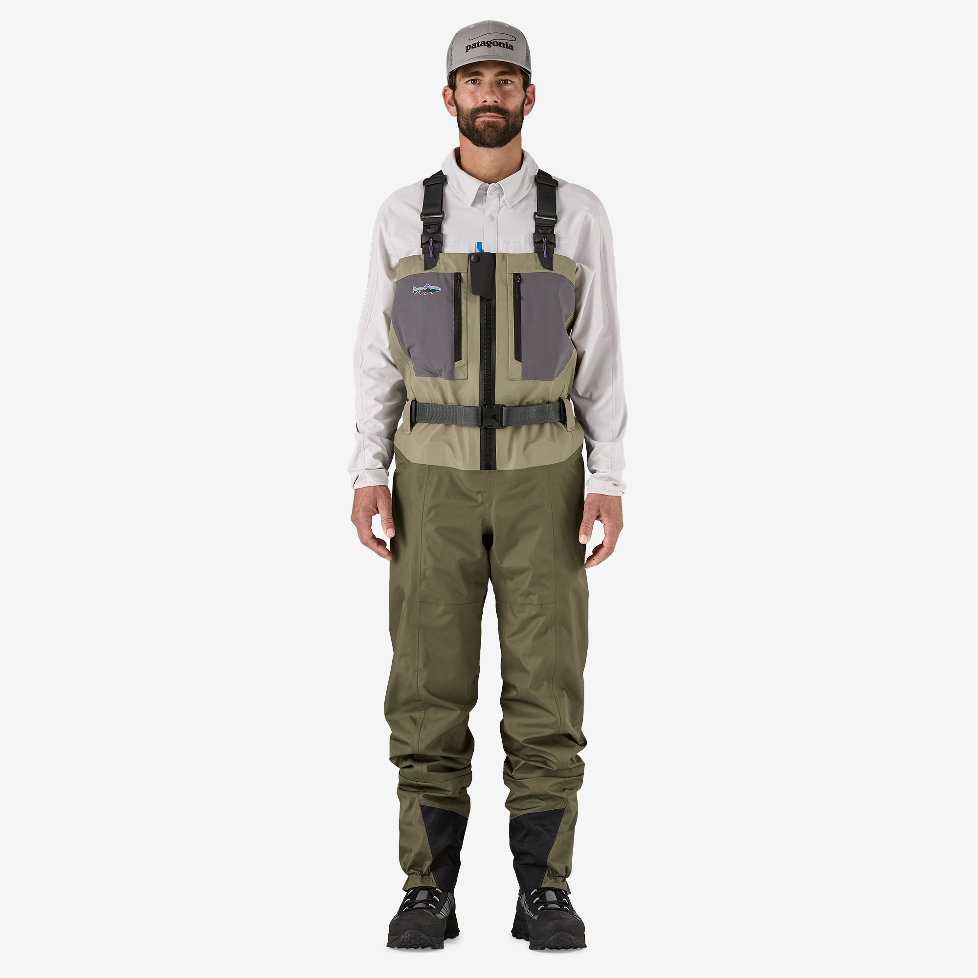 Men's Swiftcurrent Traverse Zip Front Waders - Waterproof Fishing Waders for Men with Front Zipper - Perfect for Fly Fishing, Hunting & Outdoor Adventures