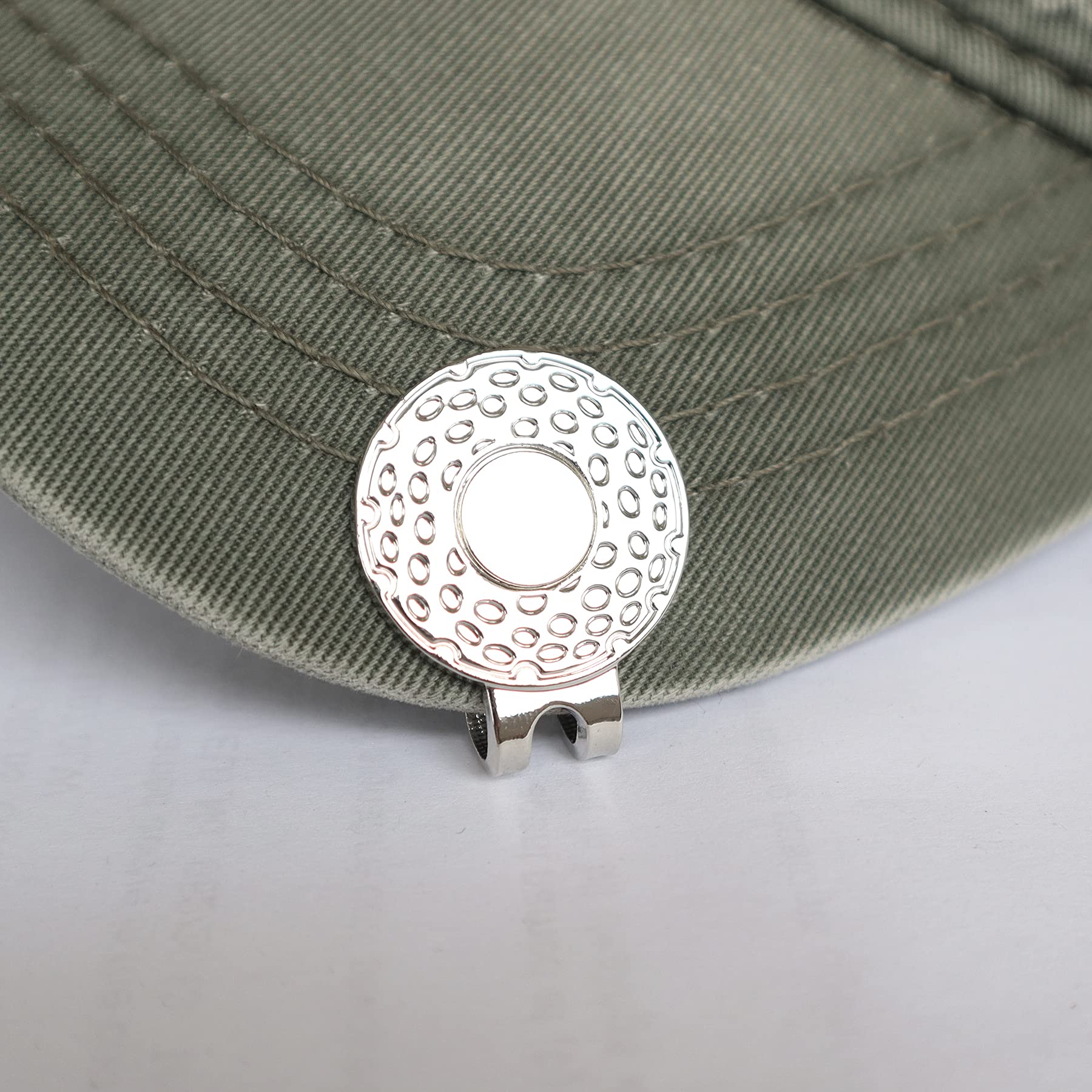 Magnetic Golf Hat Clips - 4/6/8 PCS Ball Marker Holders for Golf Gloves, Hats, Bags, Caps, Visors & Belts (Black, Bronze) | Perfect Golf Accessories for Players & Gifts