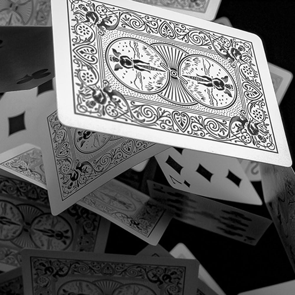 Bicycle Skull Deck Playing Cards - Premium Quality with 4 Bonus Magic Cards for Poker, Cardistry, Magic Tricks & Collectors