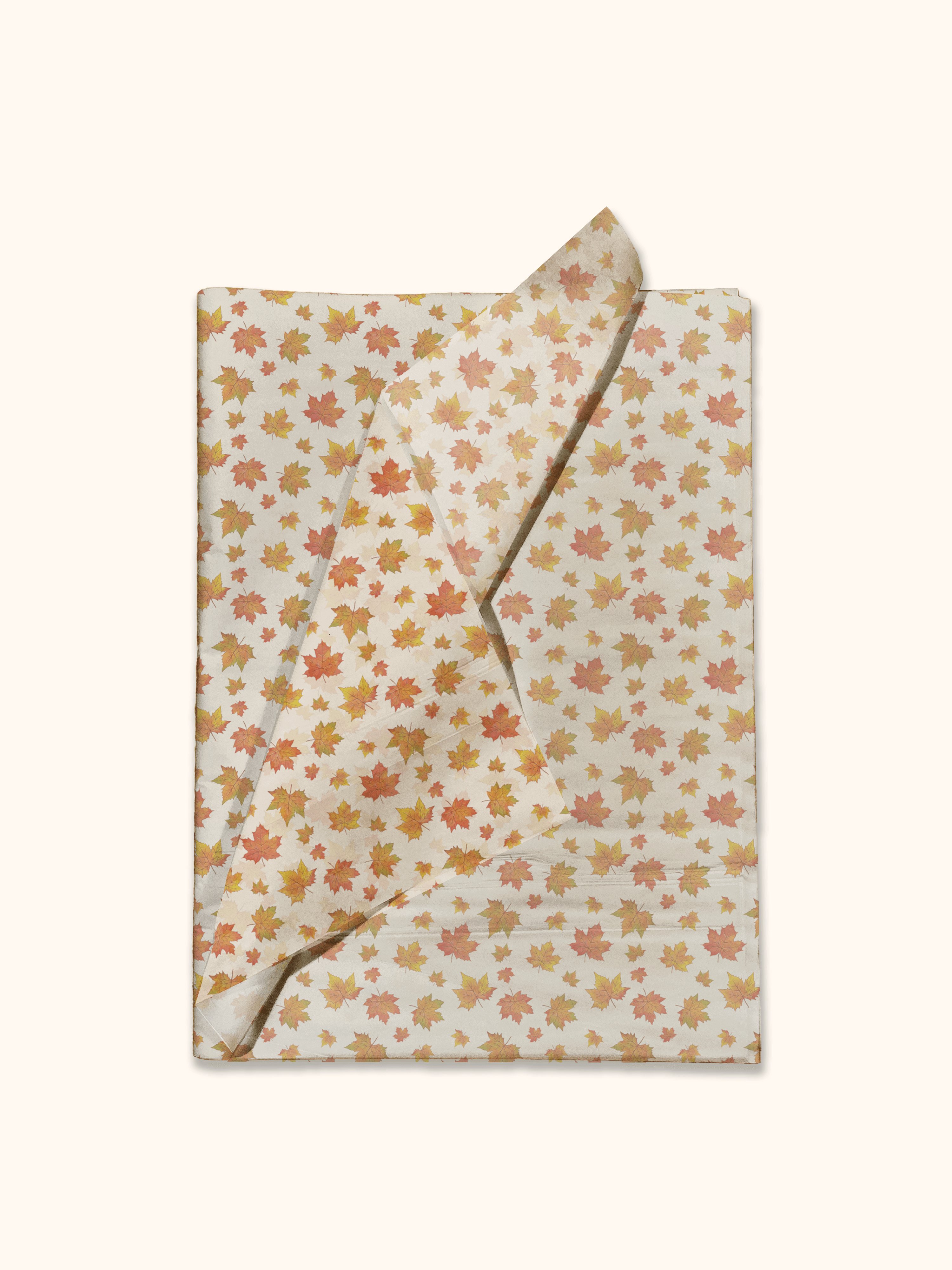 Vibrant Fall Leaves Tissue Paper - 50 Sheets for Gift Wrapping, Party Decorations & DIY Crafts - Perfect for Autumn Celebrations, Thanksgiving, and Seasonal Home Decor