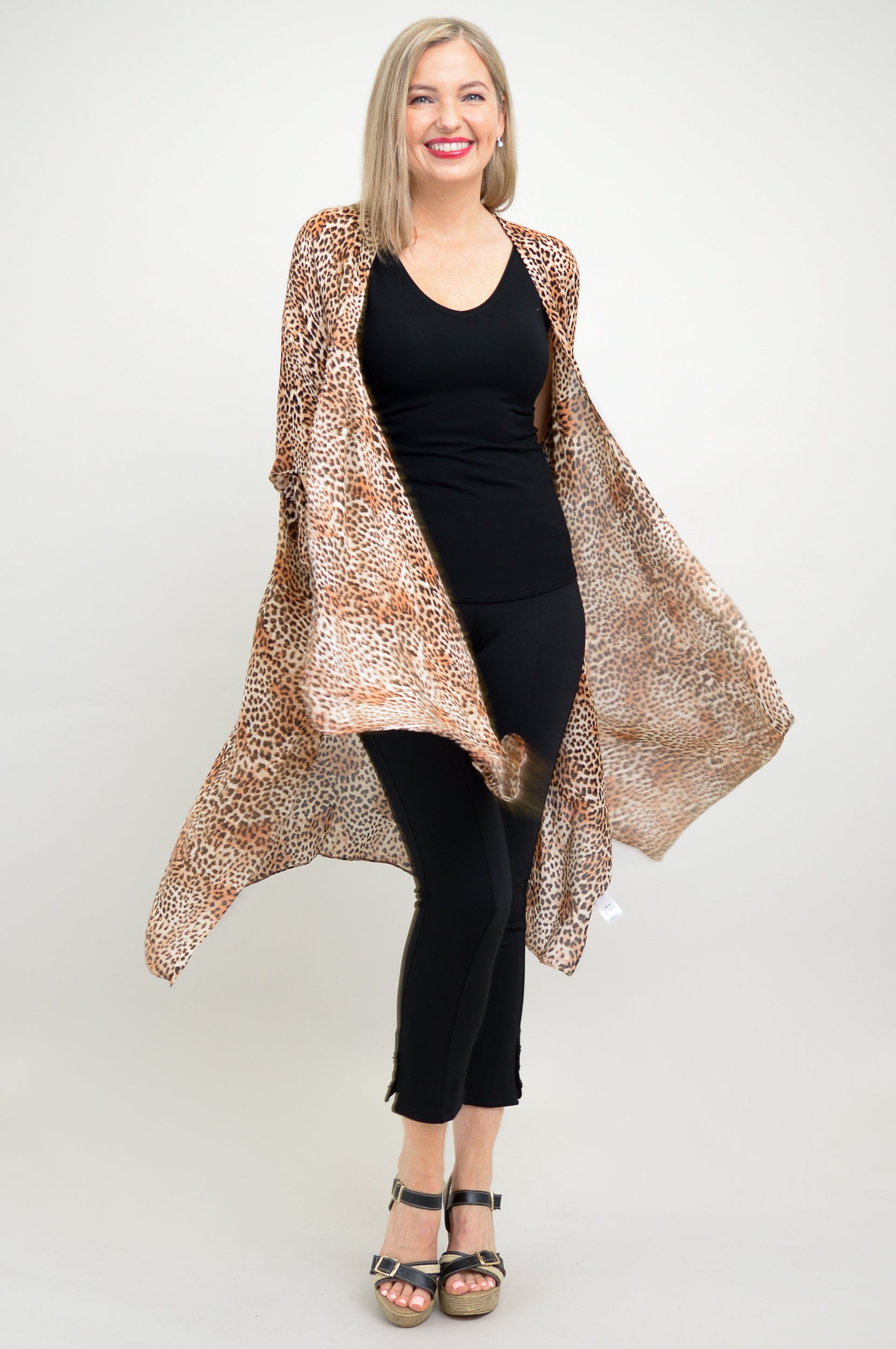 Darcy Gold Jungle Print One Size Women's Dress - Perfect for Tropical Vacations, Beach Parties & Summer Outings