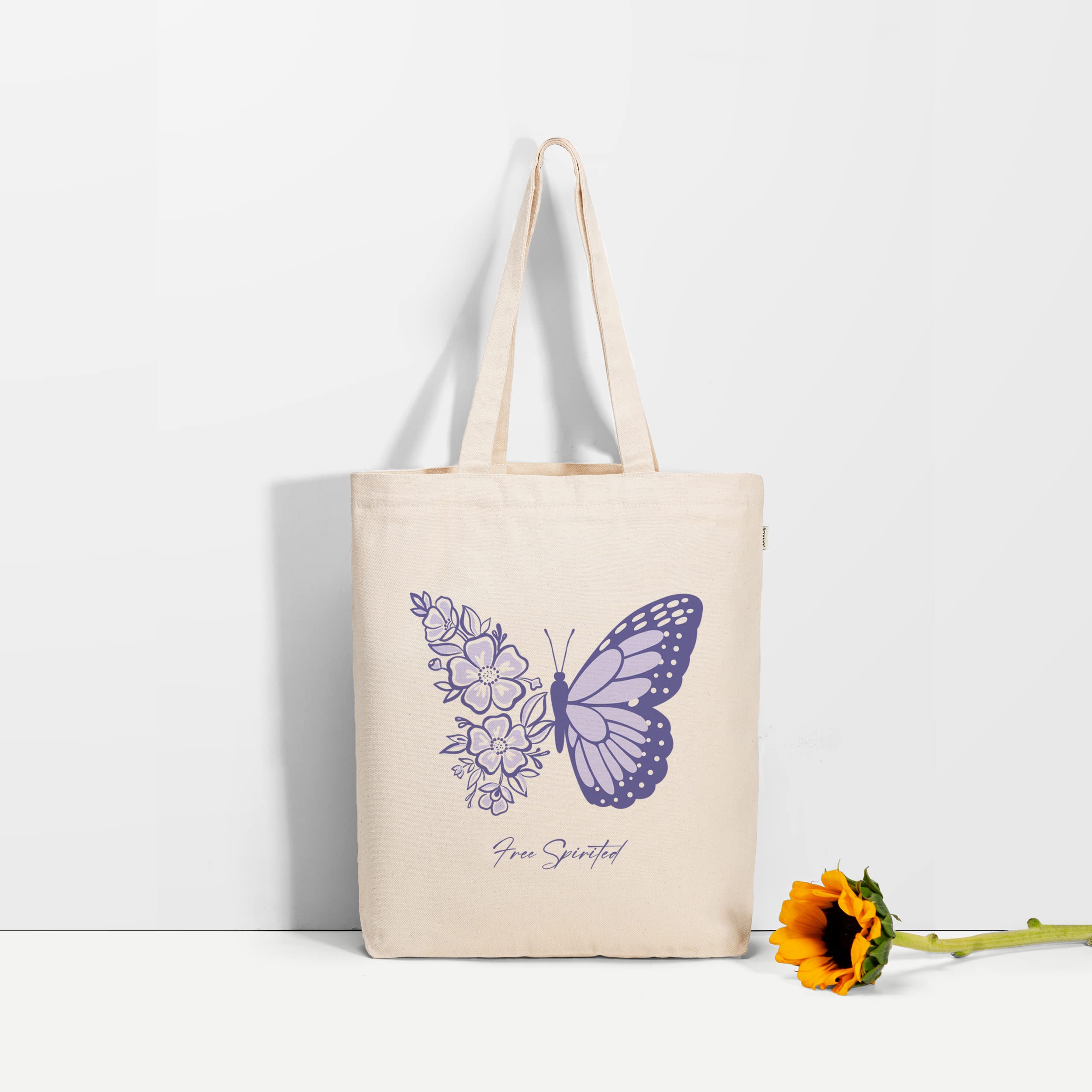 Ecoright 100% Organic Cotton Canvas Tote Bag with Zip for Women - Reusable Shopping Bag, College Backpack, Beach & Travel Tote - Perfect for Groceries, School, Vacation & Eco-Friendly Lifestyle