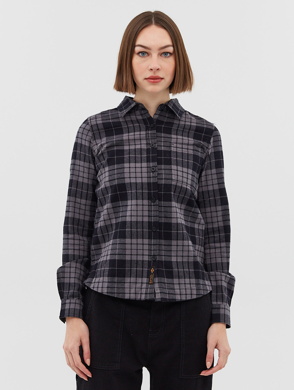 Carlowly Men's Soft Flannel Shirt - Plaid Long Sleeve Button Down Shirt for Casual Wear & Outdoor Activities