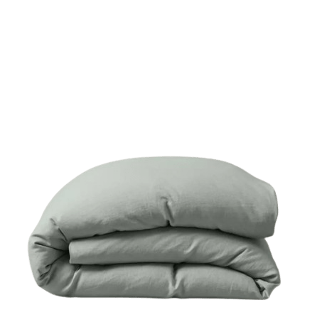 Premium Ravello Linen Duvet Cover King Size - 100% Natural Sage Green Bedding Set for Luxury Master Bedroom & Guest Room Decor