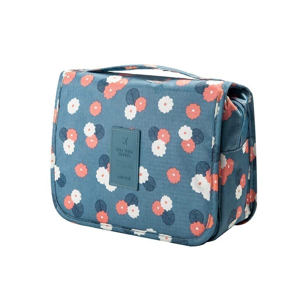 Krupasadhya Hanging Travel Toiletry Bag - Waterproof Cosmetic Makeup Organizer Pouch for Women | Portable Makeup Case with Brush Holder | Perfect for Travel, Gym & Daily Use