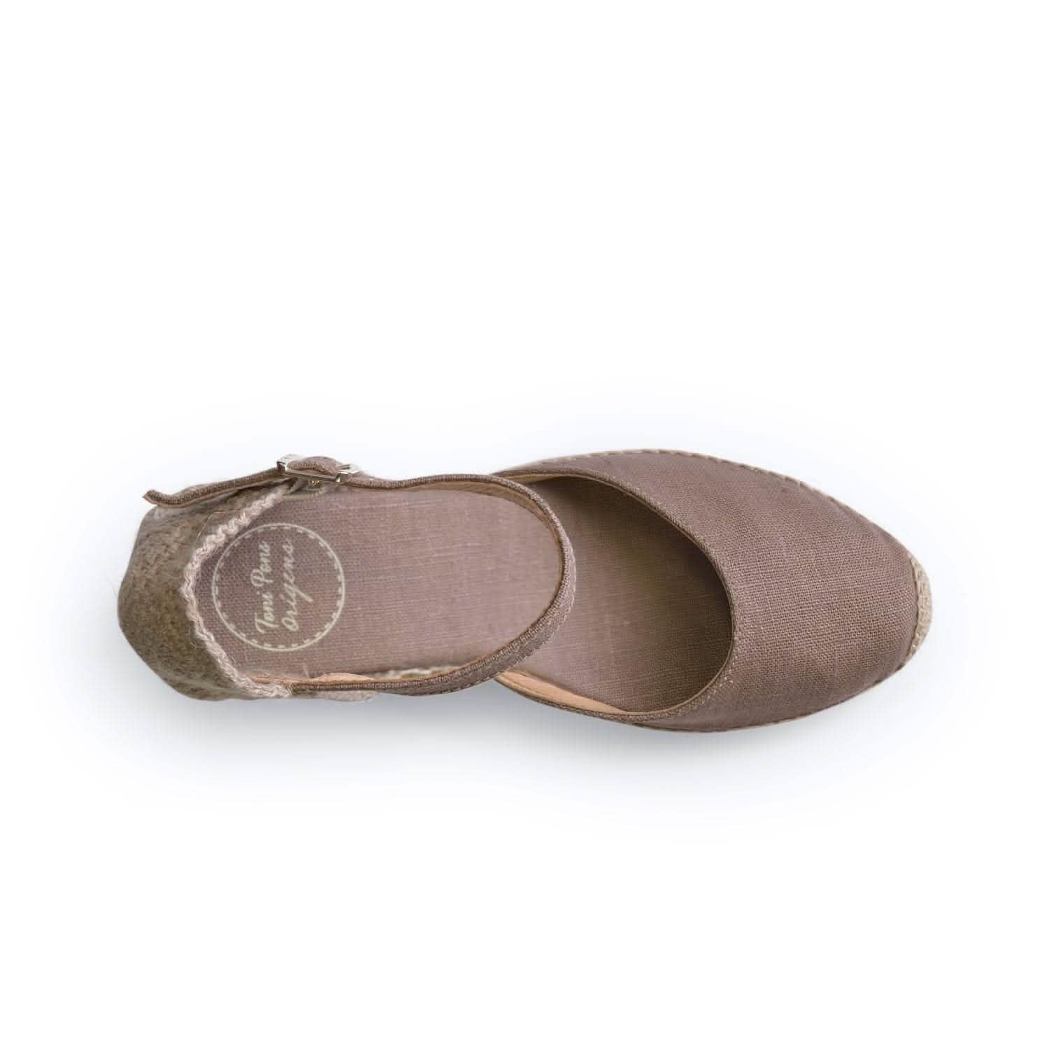 Women's Comfortable Closed Toe Linen Wedge Espadrilles - Breathable Summer Sandals for Beach, Vacation & Casual Outings | Caldes