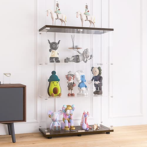 Black 2 Doors 3 Shelves