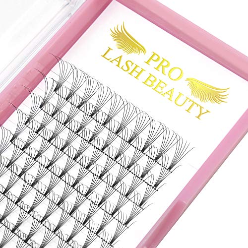 3D-5D-7D Volume Eyelash Extensions - 0.07/0.10 C/D Curl - 9mm to 20mm Premade Fans - Short Stem Lashes for Natural & Dramatic Look - Perfect for Salon, Bridal & Special Occasion Makeup