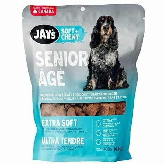 Jay's Soft & Chewy Senior Dog Treats - Healthy Joint Support for Older Dogs - Perfect for Training, Rewards & Dental Care - Grain-Free Natural Ingredients