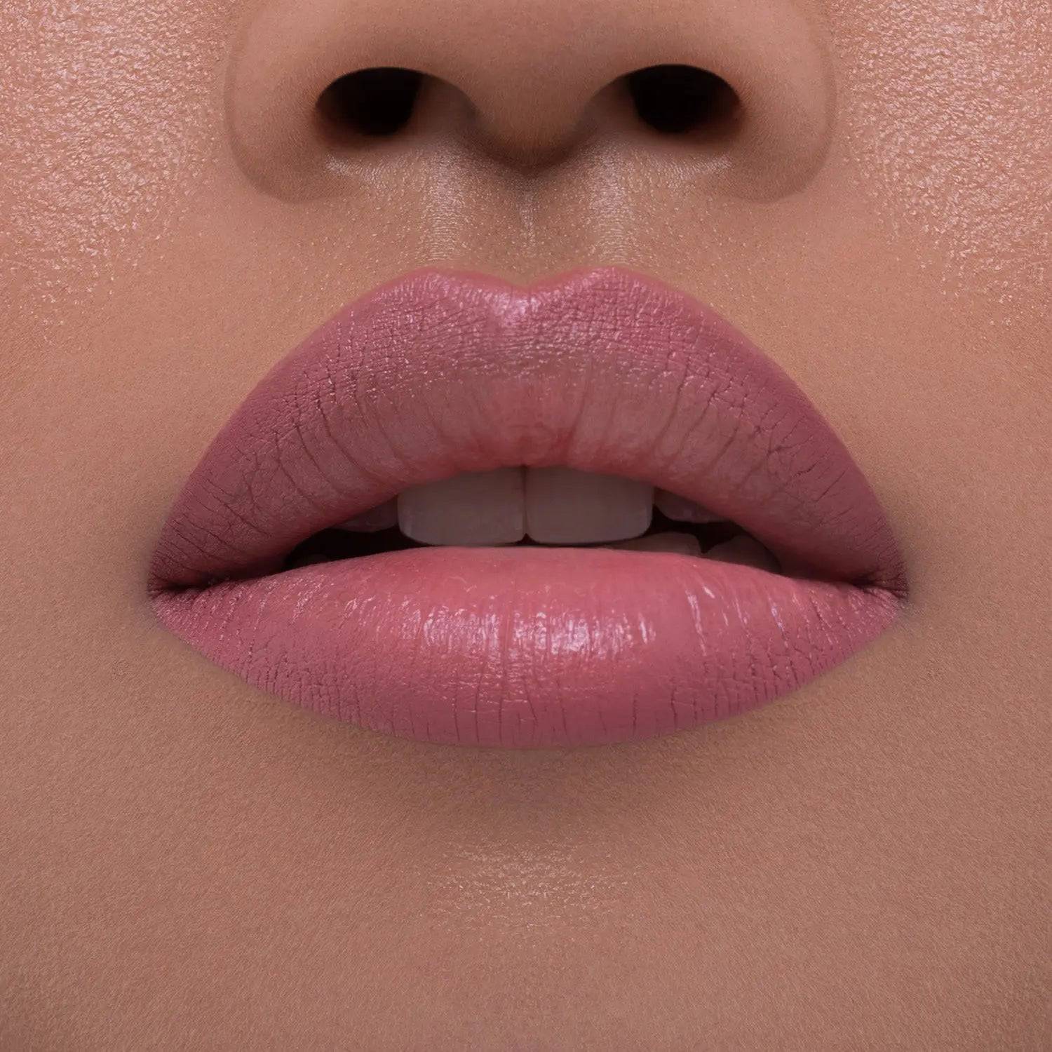Nude Lip Crayon - Natural Matte Lipstick for Everyday Wear | Perfect for Office, Date Night & Casual Outings