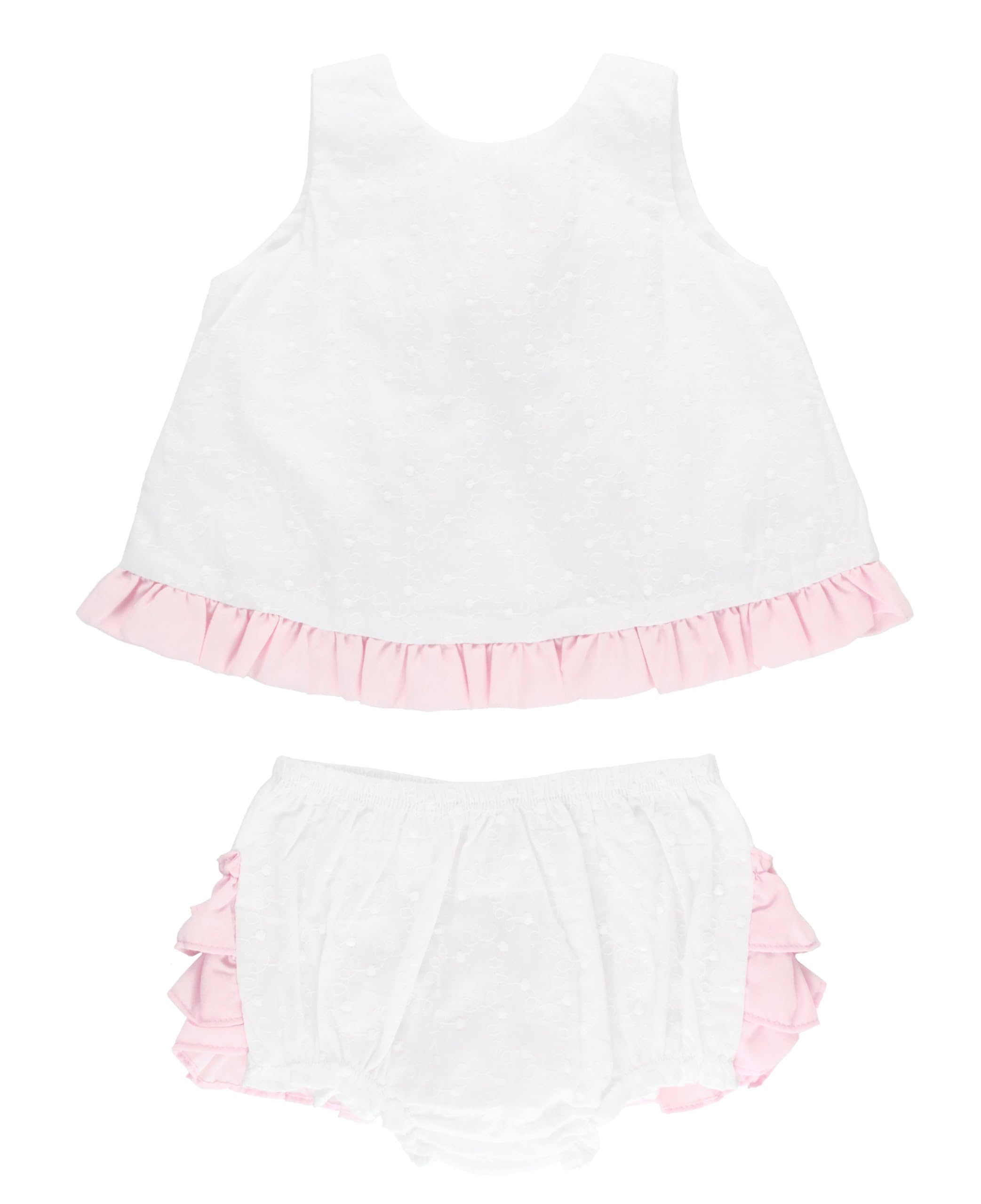 RuffleButts Baby & Toddler Girls' Swing Top & Bloomer Outfit Set - Cute & Comfortable Playwear for Summer, Parties & Photo Shoots