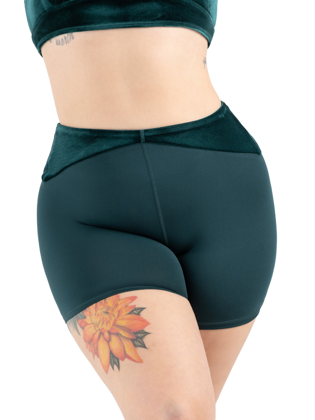 Velvet Forest Grove Short - Women's Elegant Velvet Shorts for Casual Wear, Comfortable & Stylish | Perfect for Outings, Parties, and Everyday Fashion