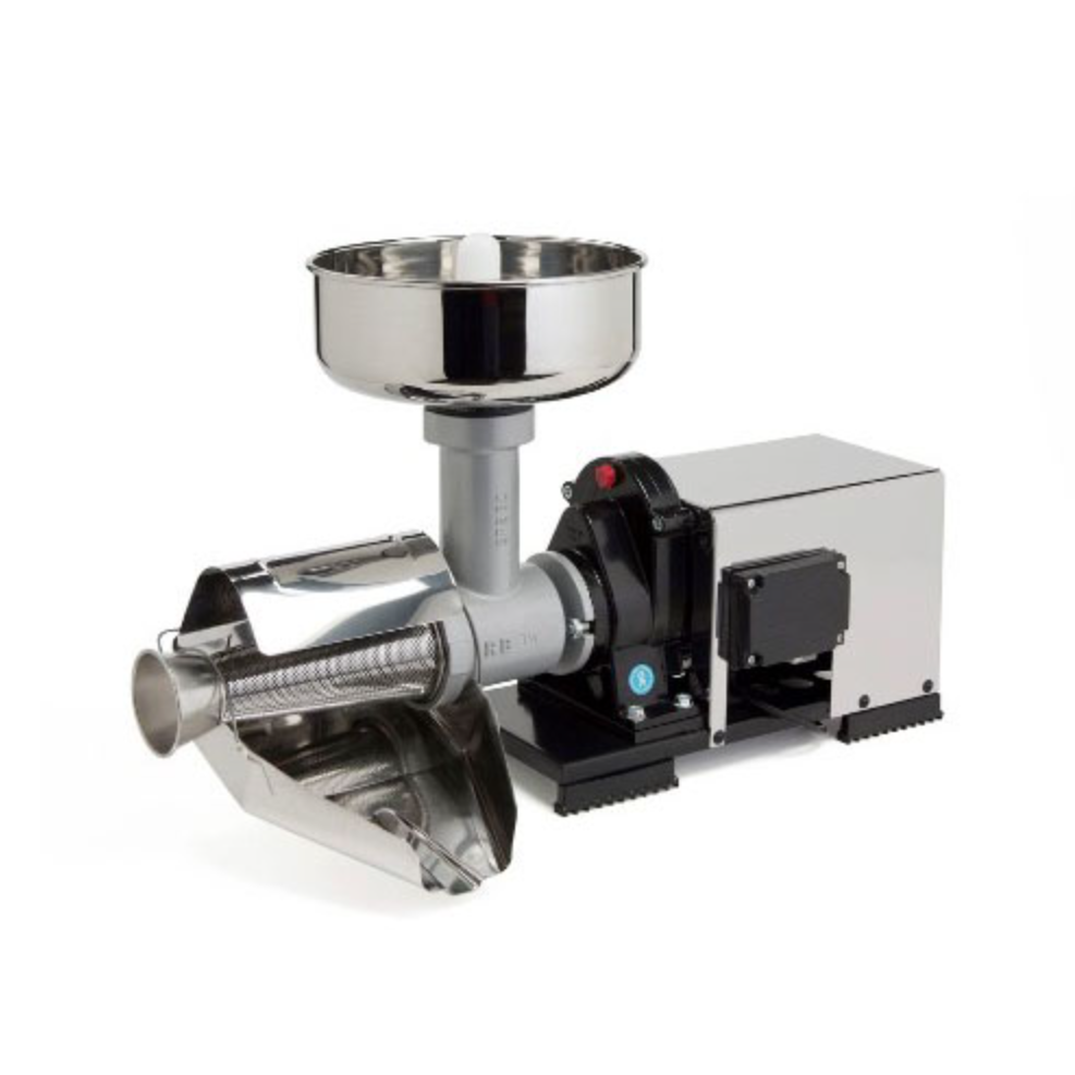 Nella Tomato Squeezer - 104 RPM Commercial Tomato Press with 1.5HP Motor & 230V Power - Perfect for Restaurants, Pizzerias, and Italian Cuisine Preparation