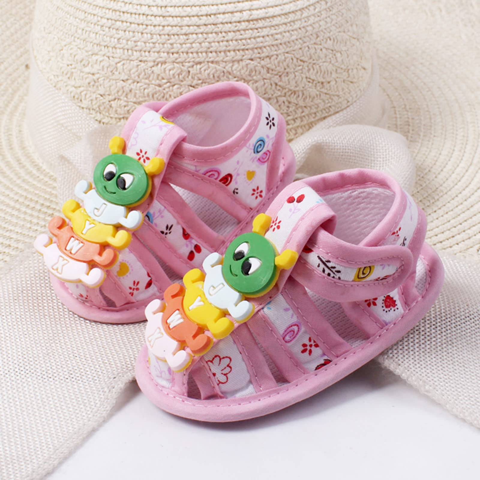**Cute Cartoon Baby Sneakers for Newborns - Non-Slip Infant Walking Shoes for Boys & Girls - Soft Flat Toddler Shoes for Dresses & Outdoor Play**    *(Perfect for First Steps, Playdates, and Special Occasions!)*