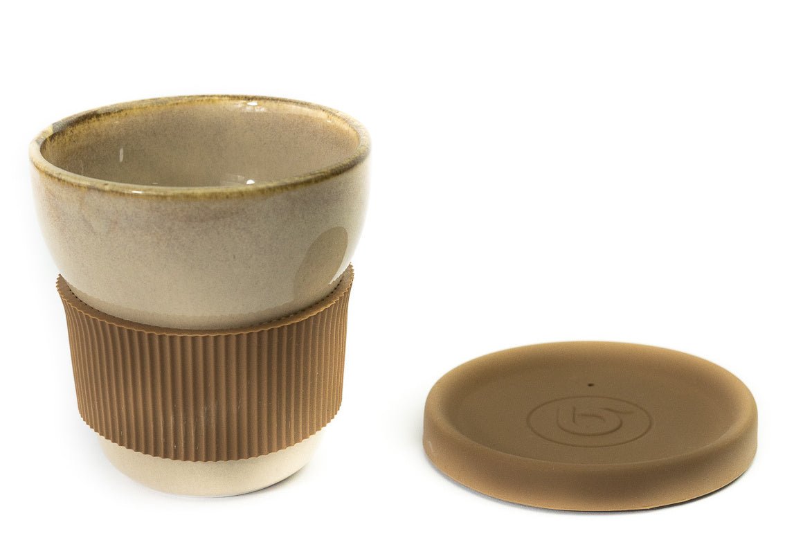 Premium Brown Porcelain Coffee Mug - Elegant & Durable Ceramic Cup for Home, Office, or Gifts - Perfect for Hot Coffee, Tea, or Latte