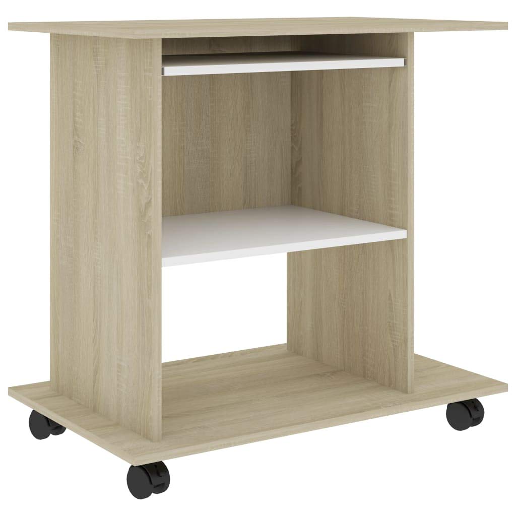 White and Sonoma Oak 31.5