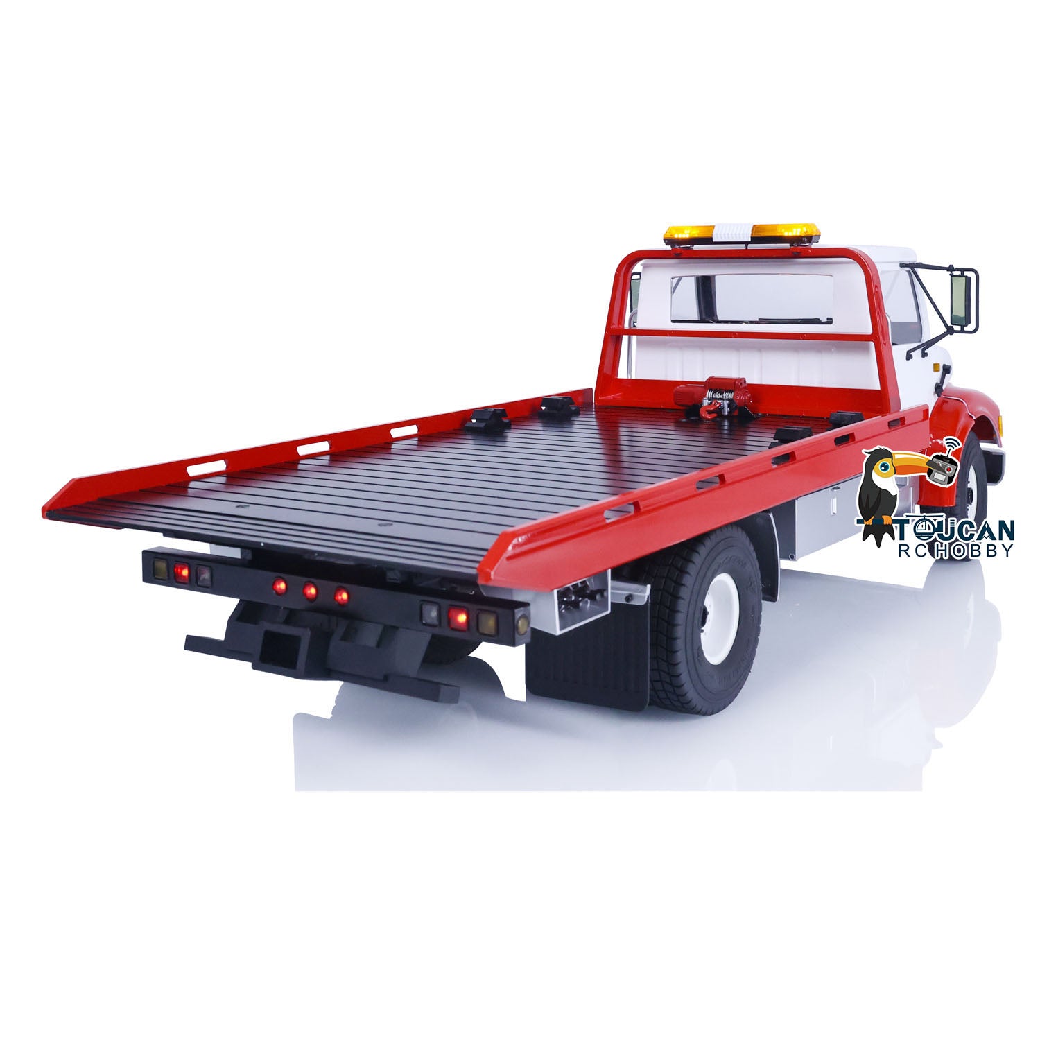CrossRC WT4 1/10 Scale 4x2 Remote Control Wrecker Truck - Painted & Assembled RC Model with Battery, Lights & Sound for Road Rescue Simulation & Off-Road Play
