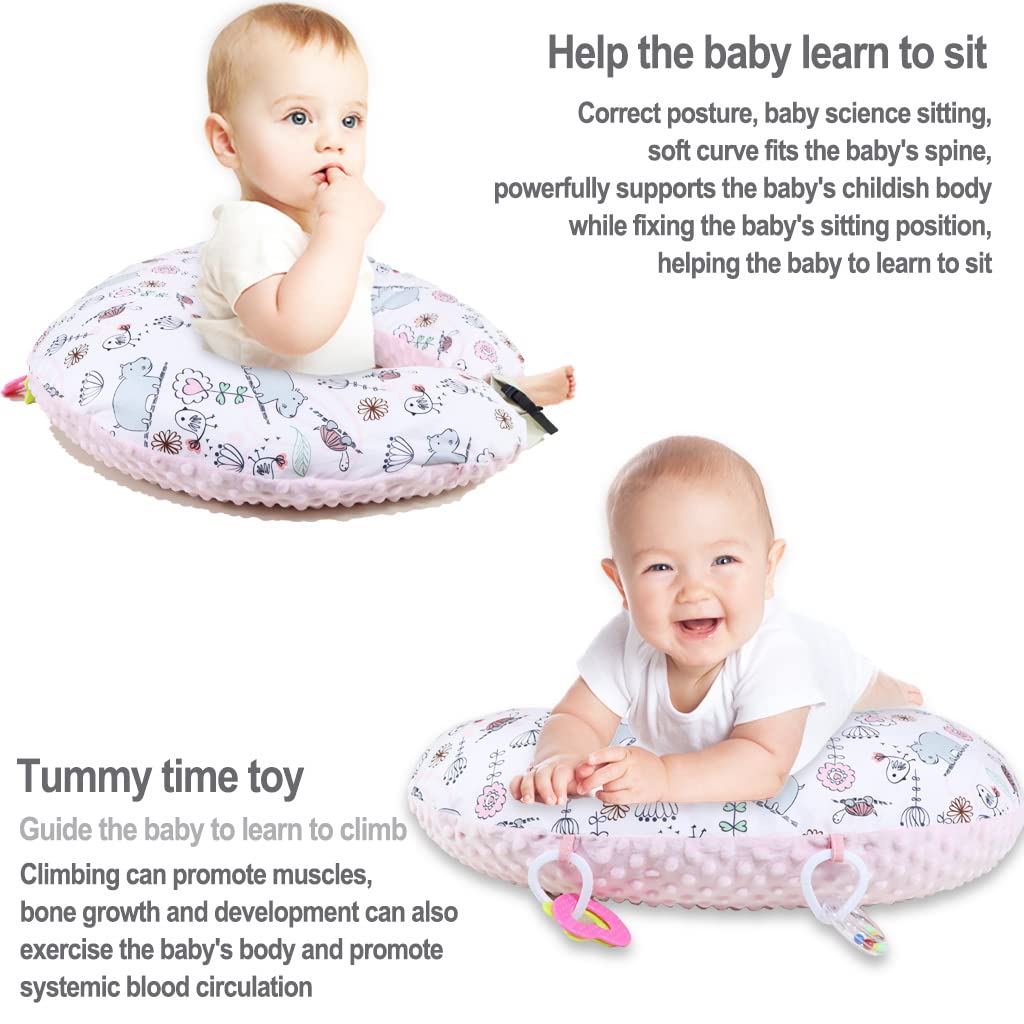 KAKIBLIN Breastfeeding Pillow - Multifunctional Nursing Pillow for Newborns & Infants | Ergonomic Support for Breastfeeding, Bottle Feeding & Tummy Time | Perfect Baby Shower Gift for Boys & Girls