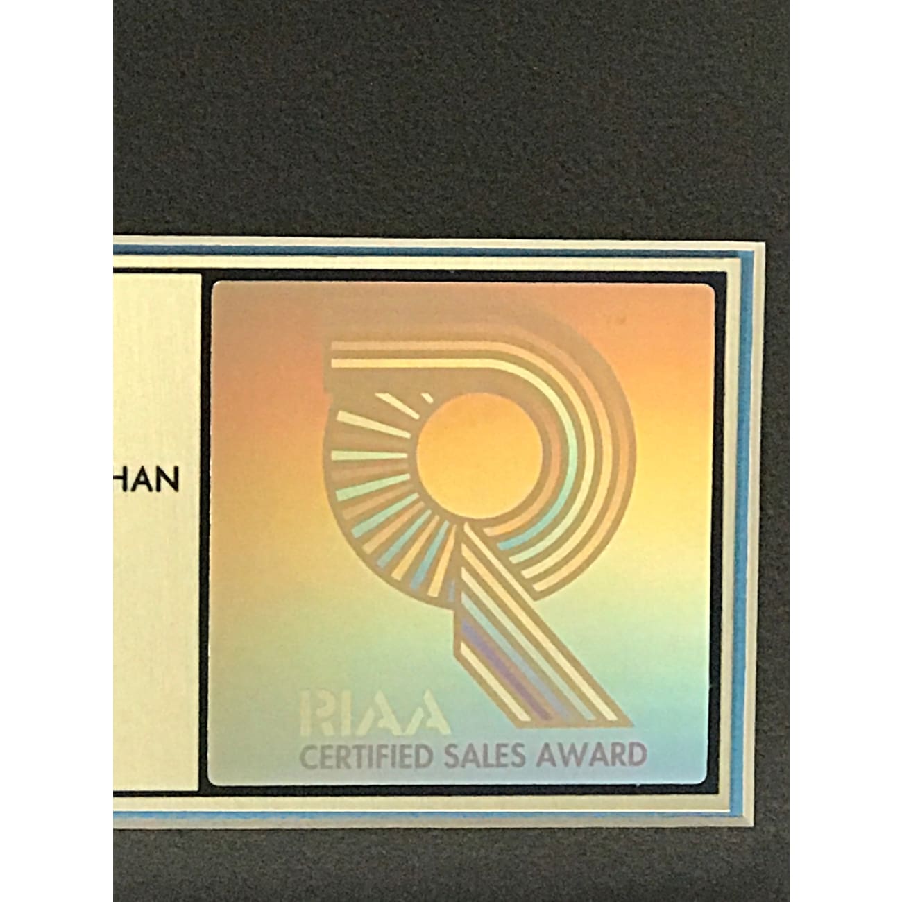 Black Box Dreamland RIAA Gold Album Award - Certified Music Achievement Plaque for Display & Collectors | Perfect for Music Studios, Offices & Fan Collections