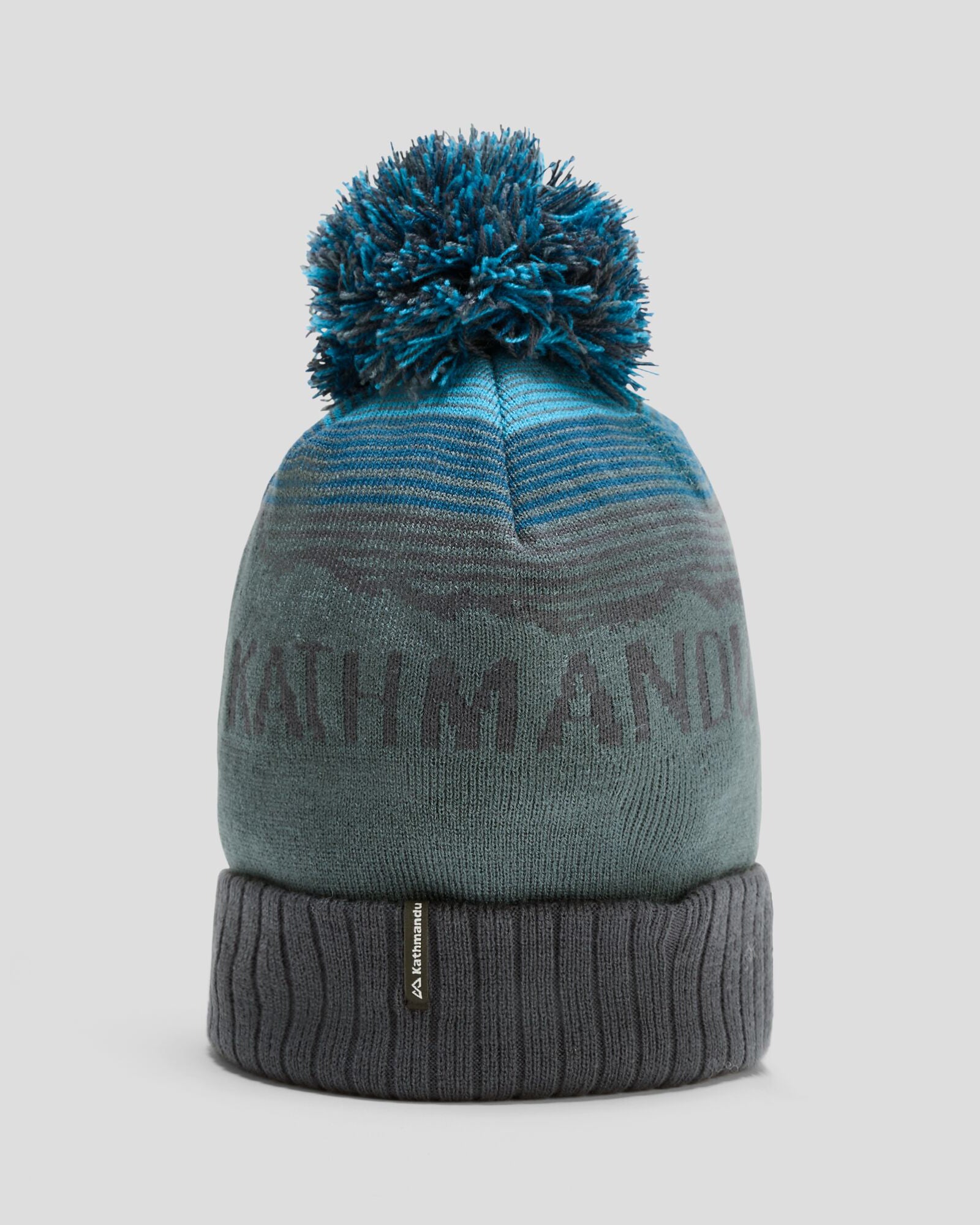 MTN Skies Pompom Beanie - Winter Knit Hat for Women & Men, Soft Warm Beanie with Faux Fur Pom, Night/Light/Undertow/Eddy Color Options - Perfect for Skiing, Snowboarding & Cold Weather Activities