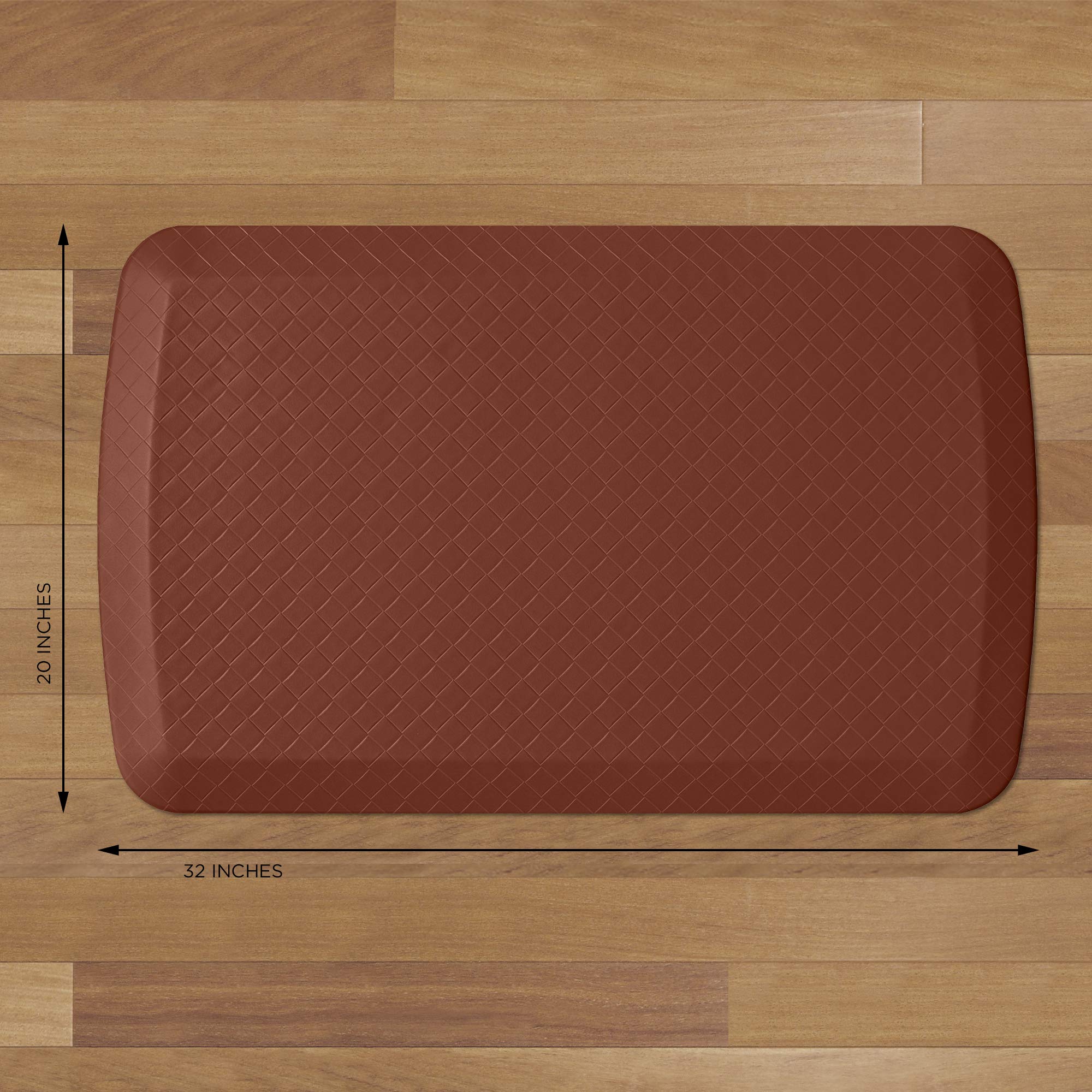 GelPro Anti-Fatigue Kitchen Mat - Ergonomic Gel & Foam Standing Mat for Comfort - Non-Slip Cushioned Floor Mat for Kitchen, Office & Standing Desk - 20