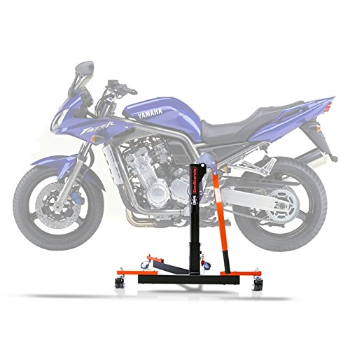 Yamaha FZS 1000 Fazer 01-05 Center Paddock Stand CS Power Evo - Orange Motorcycle Lift Stand for Easy Maintenance & Tire Changes