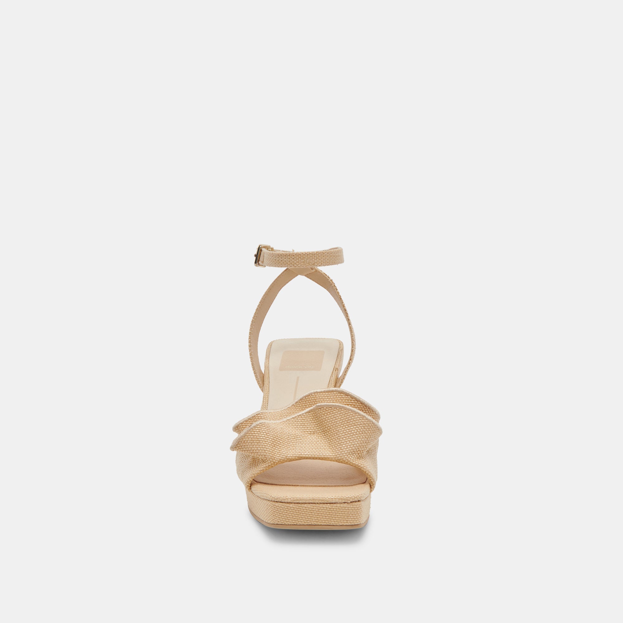 CHEER HEELS LT NATURAL RAFFIA Sandals for Women - Comfortable Summer Beach Shoes with Adjustable Straps | Perfect for Vacation, Poolside, and Outdoor Weddings