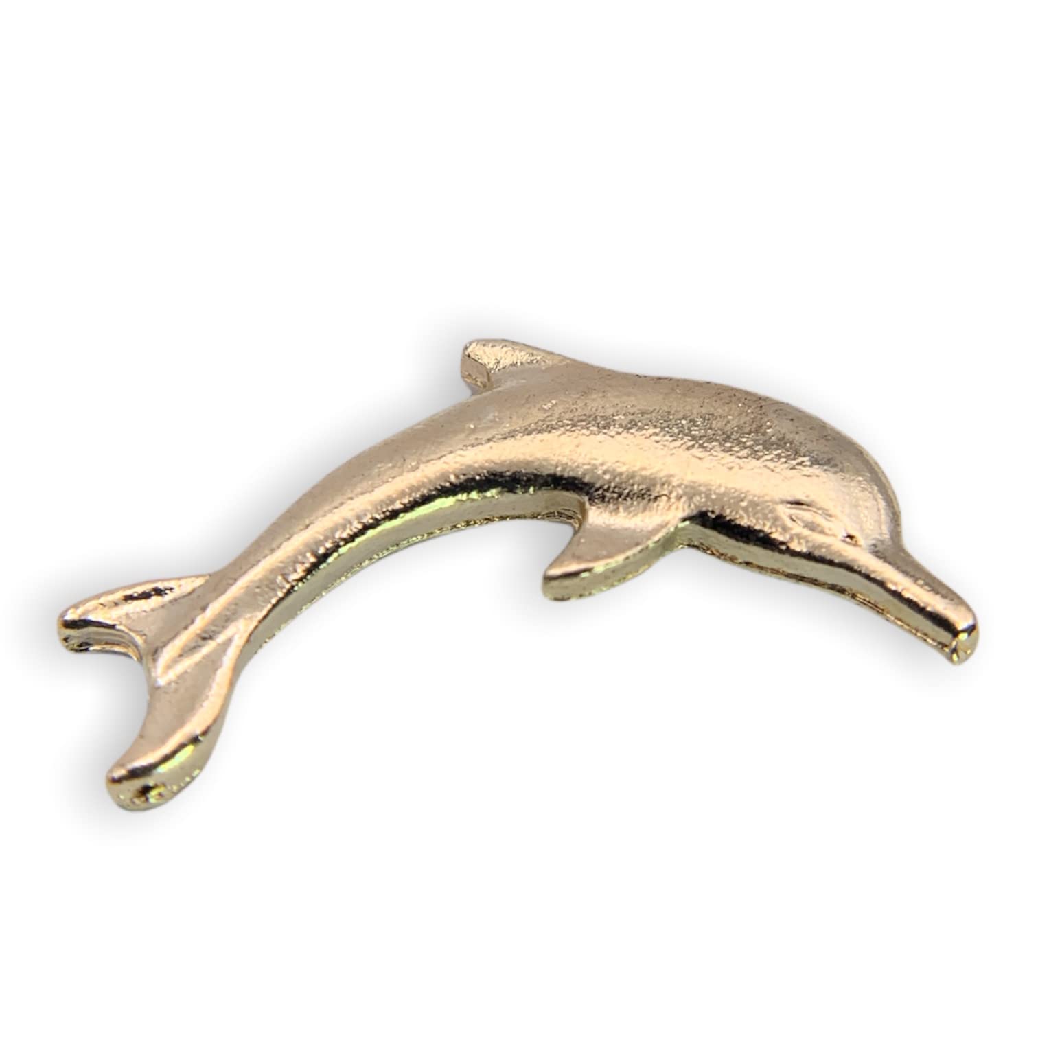 StockPins Gold Dolphin Lapel Pin – Handcrafted Animal Brooch for Jackets, Hats & Backpacks – Unique Gift for Dolphin Lovers & Sports Fans – Perfect for Casual Wear, Office Attire & Outdoor Adventures