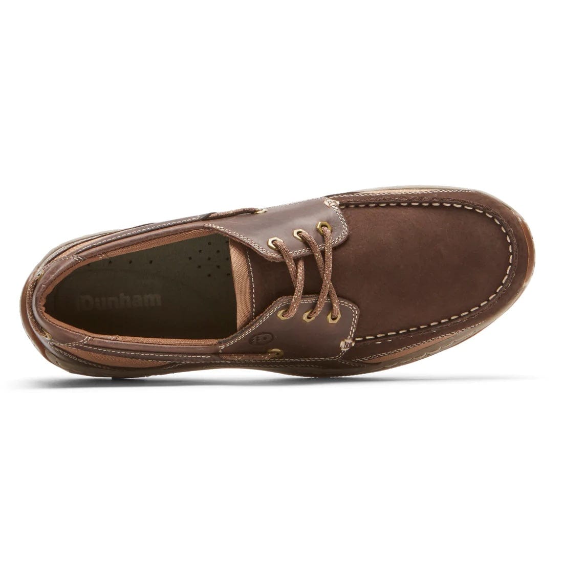 Dunham Captain Waterproof Boat Shoes for Men - Slip-Resistant Deck Shoes for Boating, Fishing & Outdoor Activities