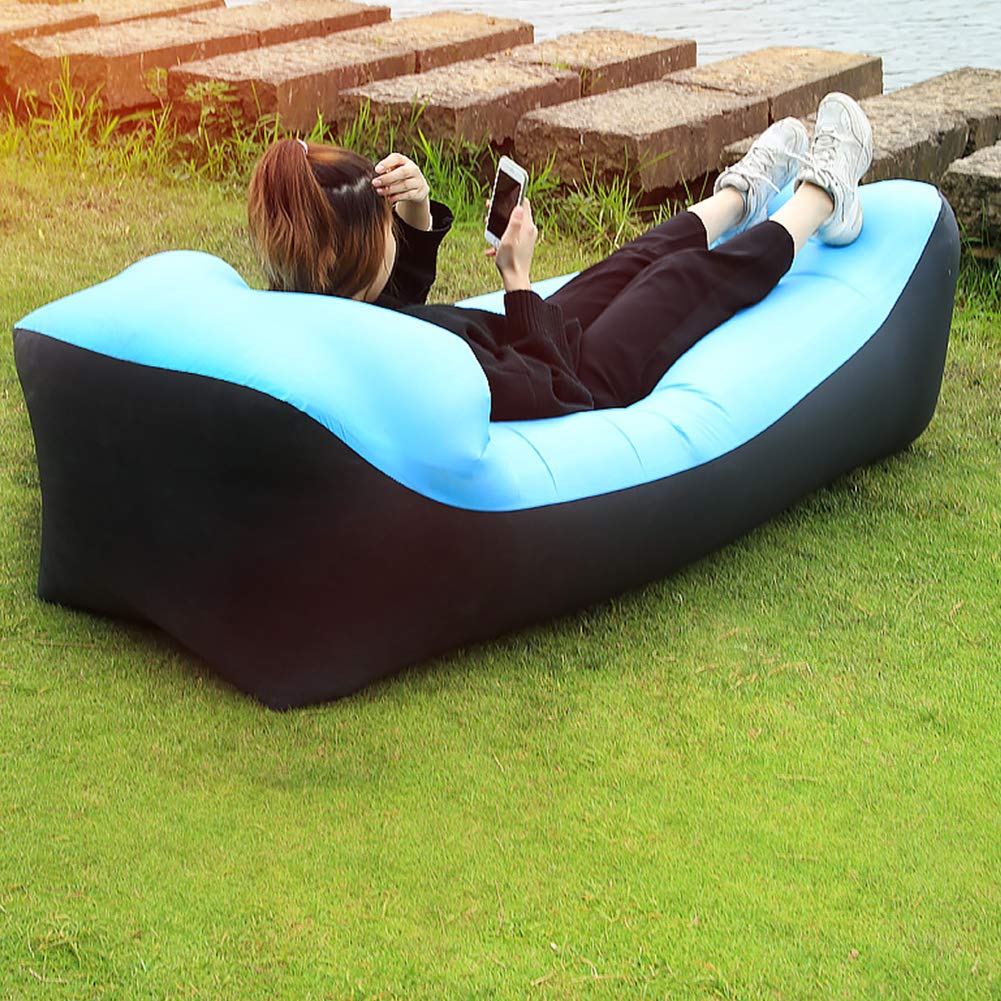 Keenso Inflatable Air Bed - Ultralight Camping Sofa for Outdoor & Beach
